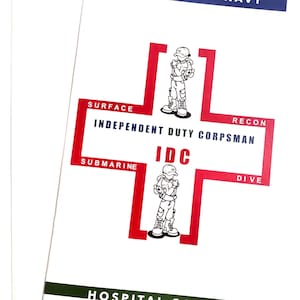 USN Independent Duty Corpsman Greeting Card: IDC Doc Appreciation