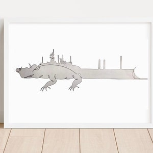 Amphibious US Navy Ship Creative Art Print Certificate Deployed Gator Fleet Troop Transport LPD Austin Raleigh Class Landing Platform Dock