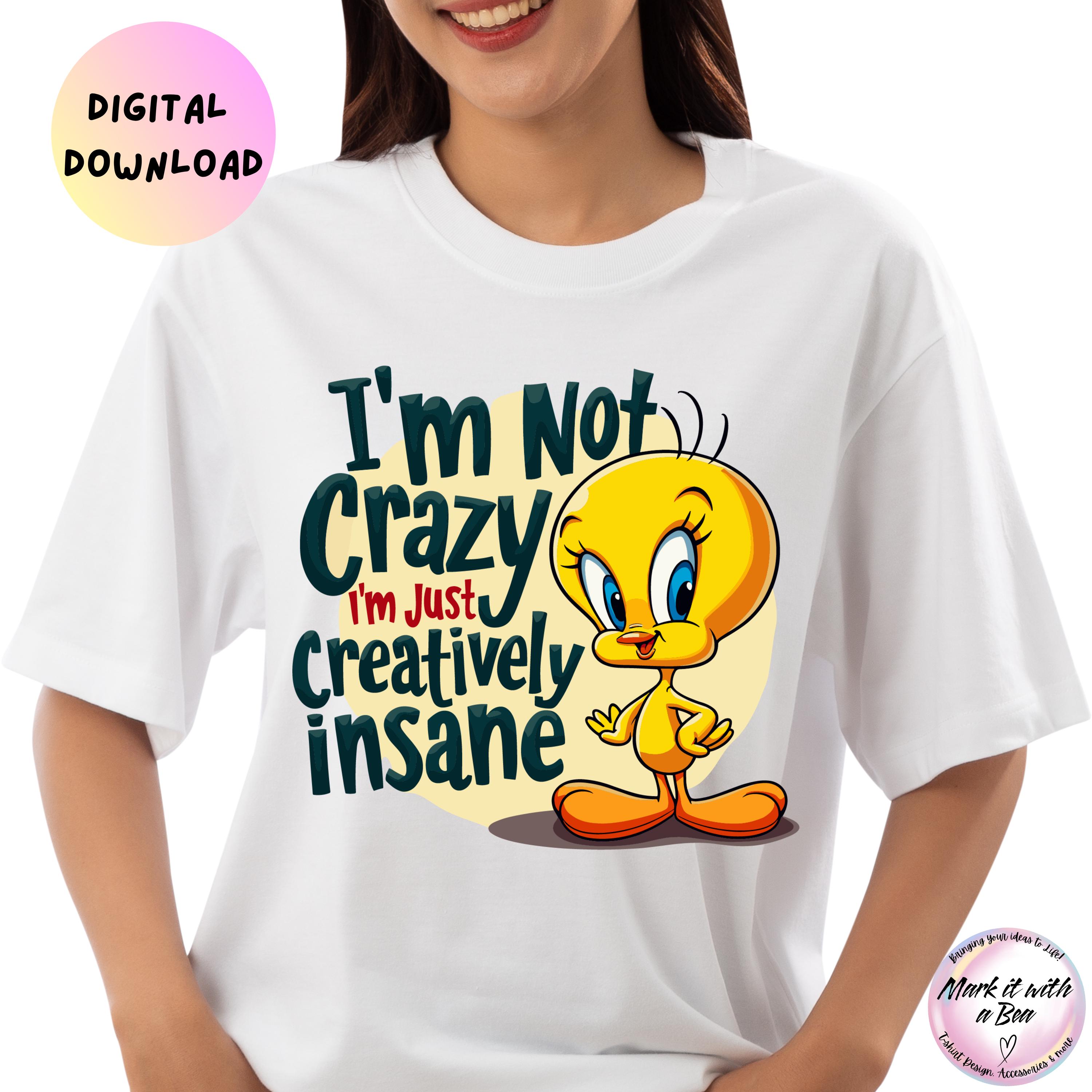 Tweety Bird Tシャツ Joey Loves Mary Ellen Tweedy Bird - Etsy Israel