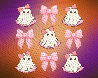Pink Cowgirl Ghost PNG: Halloween Western Sublimation (Digital Download