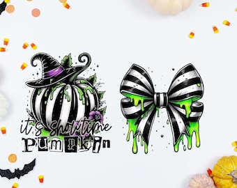 Beetlejuice Halloween Pumpkin PNG: Horror Movie Digital Download