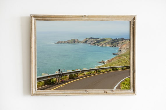 Hawk Hill Bike Photography Landscape Art Printable Bike Art