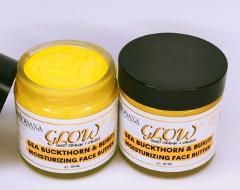 Creamy Sea Buckthorn & Buriti Night Face Butter | Vegan | Moisturizer | Ethical Skincare | Handmade | Beauty | Dry Skin