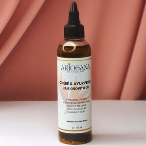 Chébé & Ayurvedic Hair Growth Oil | NATURAL | Plant Based Hair Care