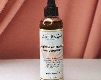 Chébé & Ayurvedic Hair Growth Oil | NATURAL | Plant Based Hair Care