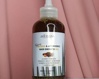 Batana oil & 17+ Ayurvedic herbs | Premium Blend for thickening Hair Growth Oil and Extreme Hair Care, Horsetail, Rosemary, Fenugreek added!