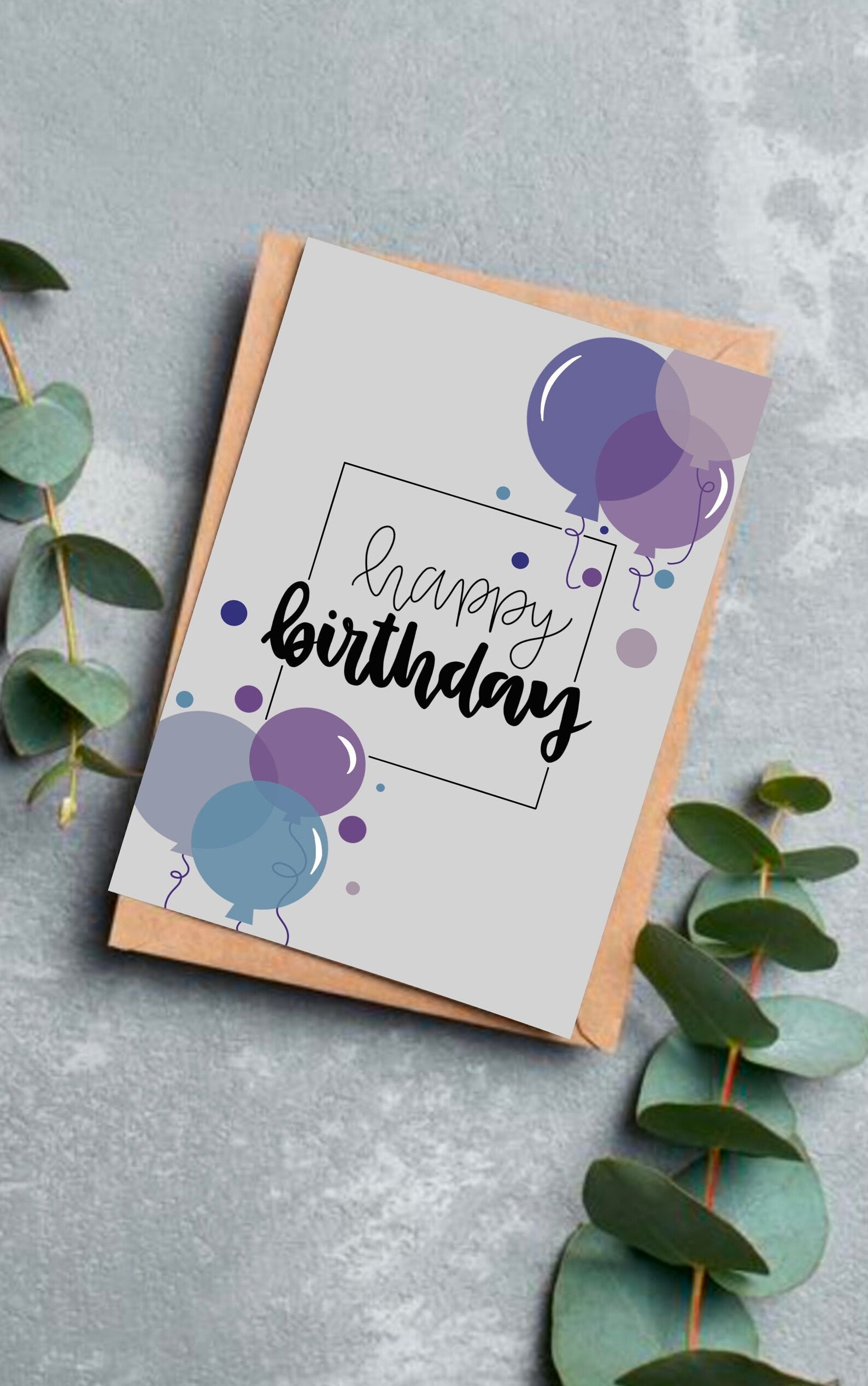 Happy birthday card Greeting card Generic Birthday Card | Etsy