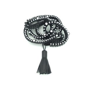 Handmade Orthodox Lestovka with Central Leather Tassel – Traditional Old Believer Prayer Rope