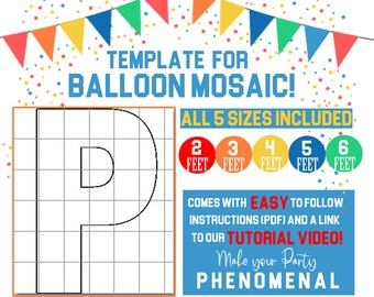 Letter P Balloon Etsy