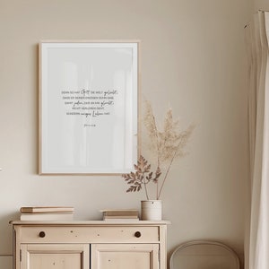 Bibelvers Poster ︳Denn so sehr hat Gott die Welt geliebt ︳Johannes 3,16  ︳digital