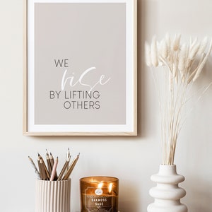 Poster ︳We rise by lifting others