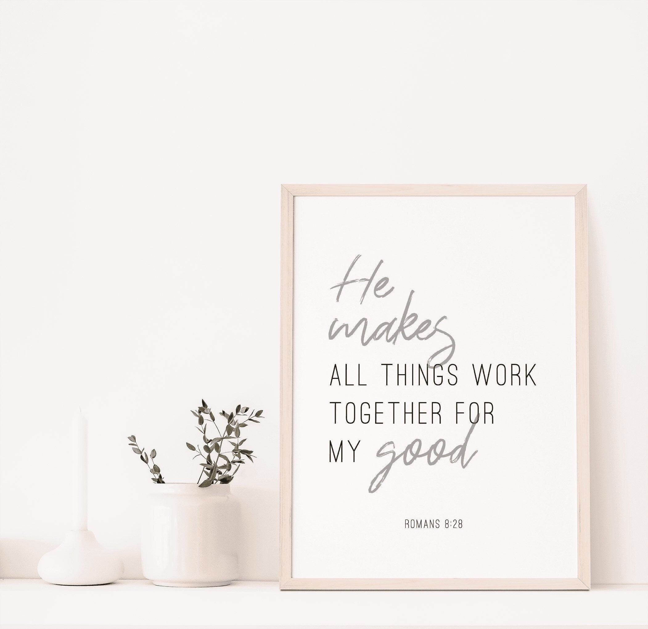 All Things Work Together For My Good {Card} All Things Work Together For My Good {Card}