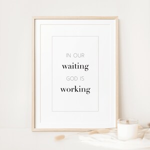 Christian poster ︳God is working ︳digital
