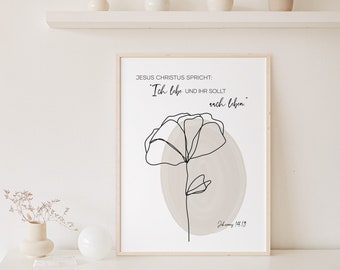 Christian Bible Verse Poster ︳John 12:19 ︳digital