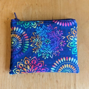 Monedero o bolsa para tarjetas de crédito con forro y cremallera