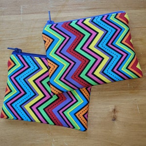 Pochette pour cartes de crédit ou porte-monnaie avec doublure zippée