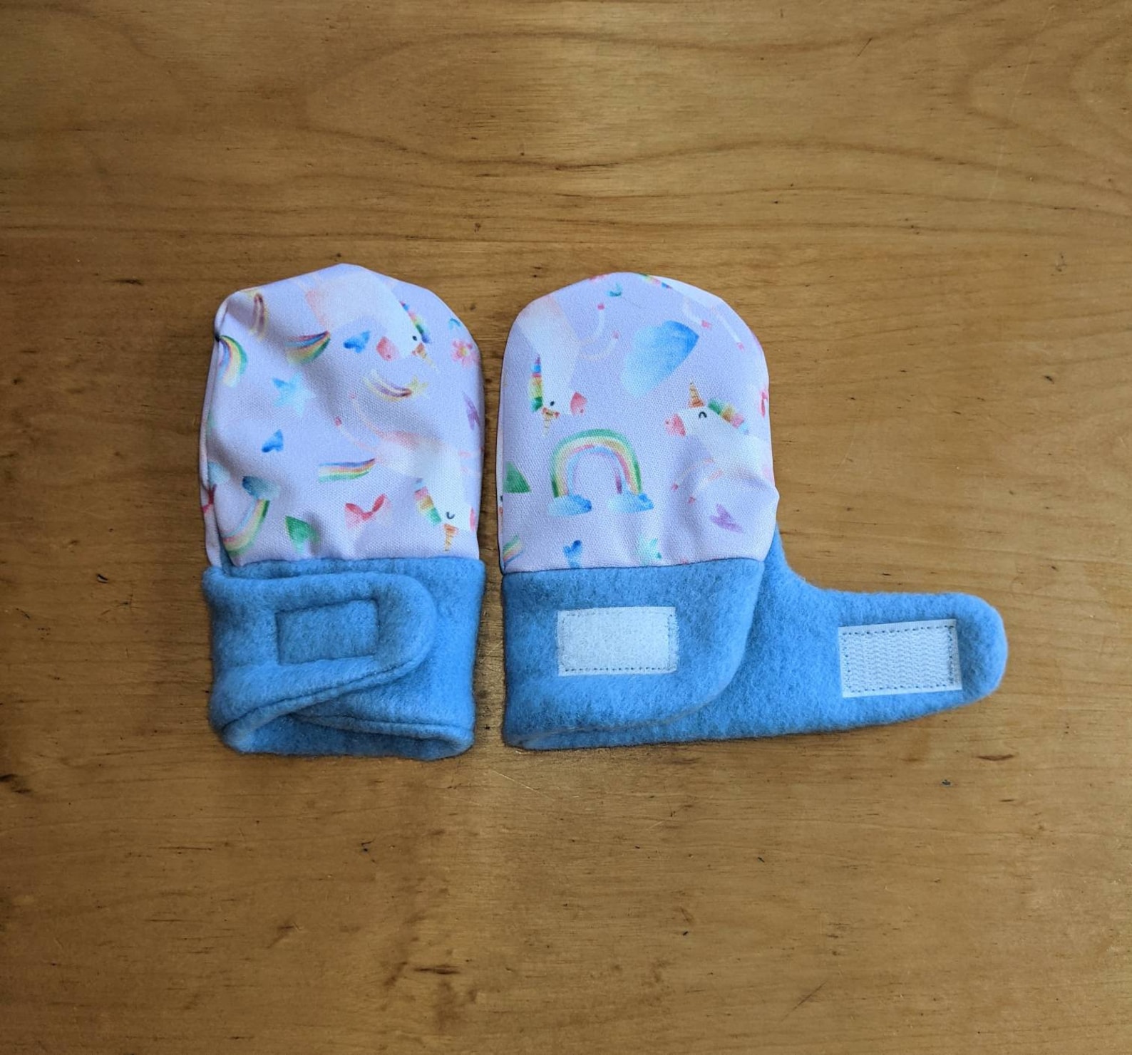 Waterproof teething or eczema mittens for infants fleece Etsy