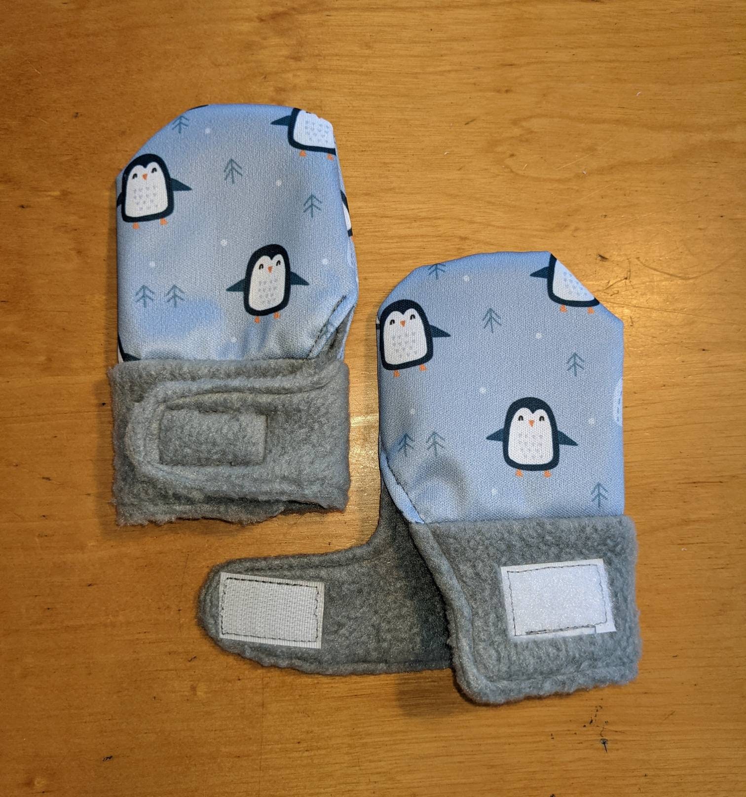 Waterproof Teething or Eczema Mittens for Infants Fleece Etsy