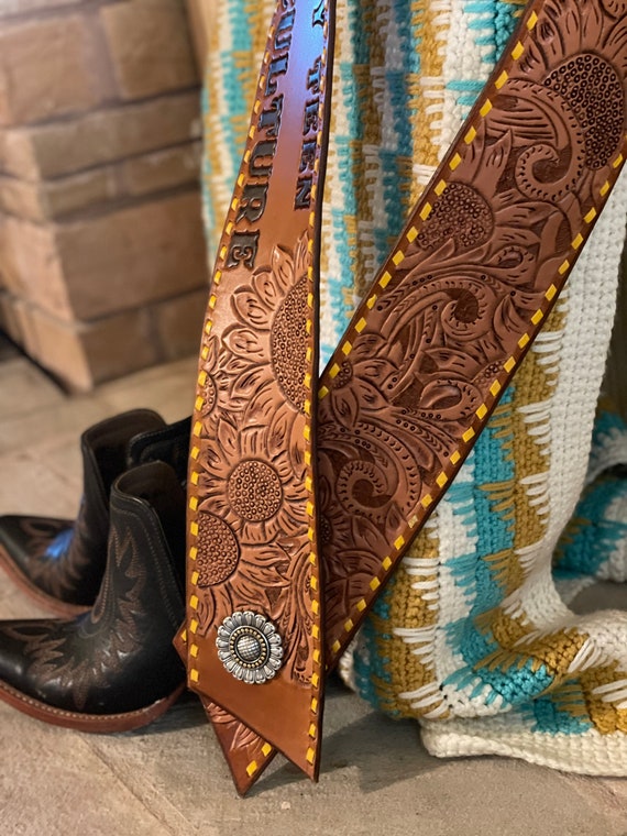 Leather sash hotsell