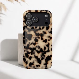 Telefoonhoesje met blonde schildpadprint / MagSafe-telefoonhoes met dierenprint / iPhone 17 16 15 14 13 Pro Plus Max Mini