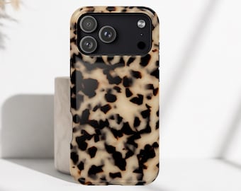Telefoonhoesje met blonde schildpadprint / MagSafe-telefoonhoes met dierenprint / iPhone 17 16 15 14 13 Pro Plus Max Mini