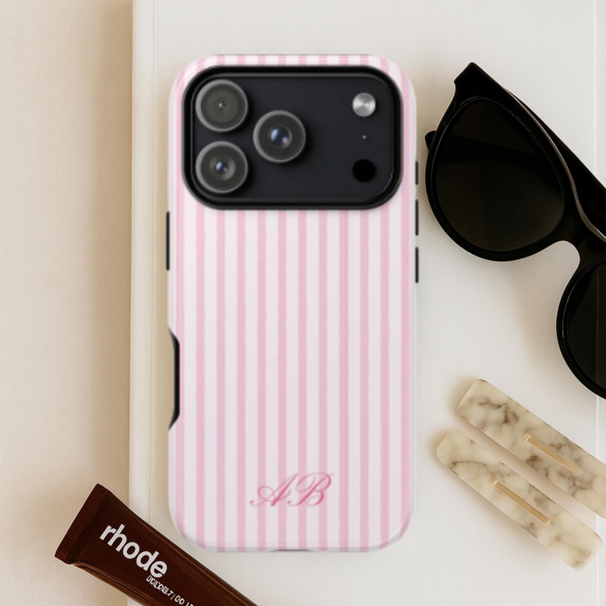 rhode phone case iphone 13 Rhode Phone Case Espresso with Lipgloss | iPhone Case