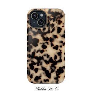 Blonde Tortoise Shell Print Phone Case / Animal Print MagSafe Phone Case / iPhone 17 16 15 14 13 Pro Plus Max Mini image 11