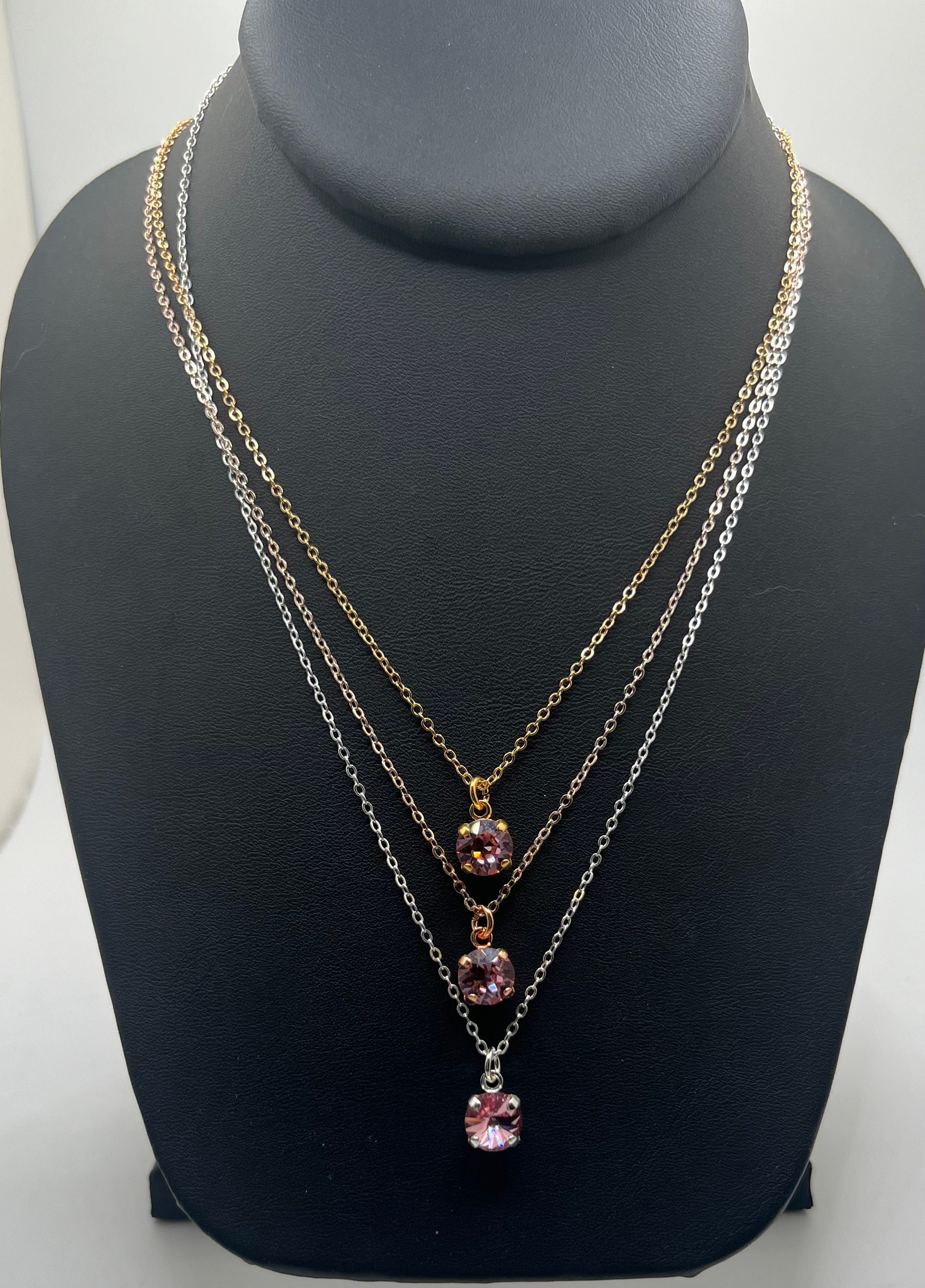 スワロフスキー クリスタル ローズゴールドメッキ ソリティアイヤリング, ローズゴールドトーンメッキ。, 不明 スワロフスキー ライト ローズ クリスタル ソリティア スタッド ピアス ローズゴールド #5101339, 金属, クリスタル