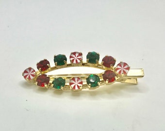 Hairbarrette , Swarovski Chrystals, Handmaid - Etsy display picture 3