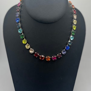 Swarovski tennis necklace - Etsy 日本