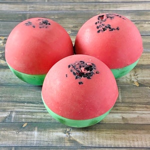 Watermelon Wax Melt Bomb | Food Shaped Soy Wax Candle Melts For Warmer
