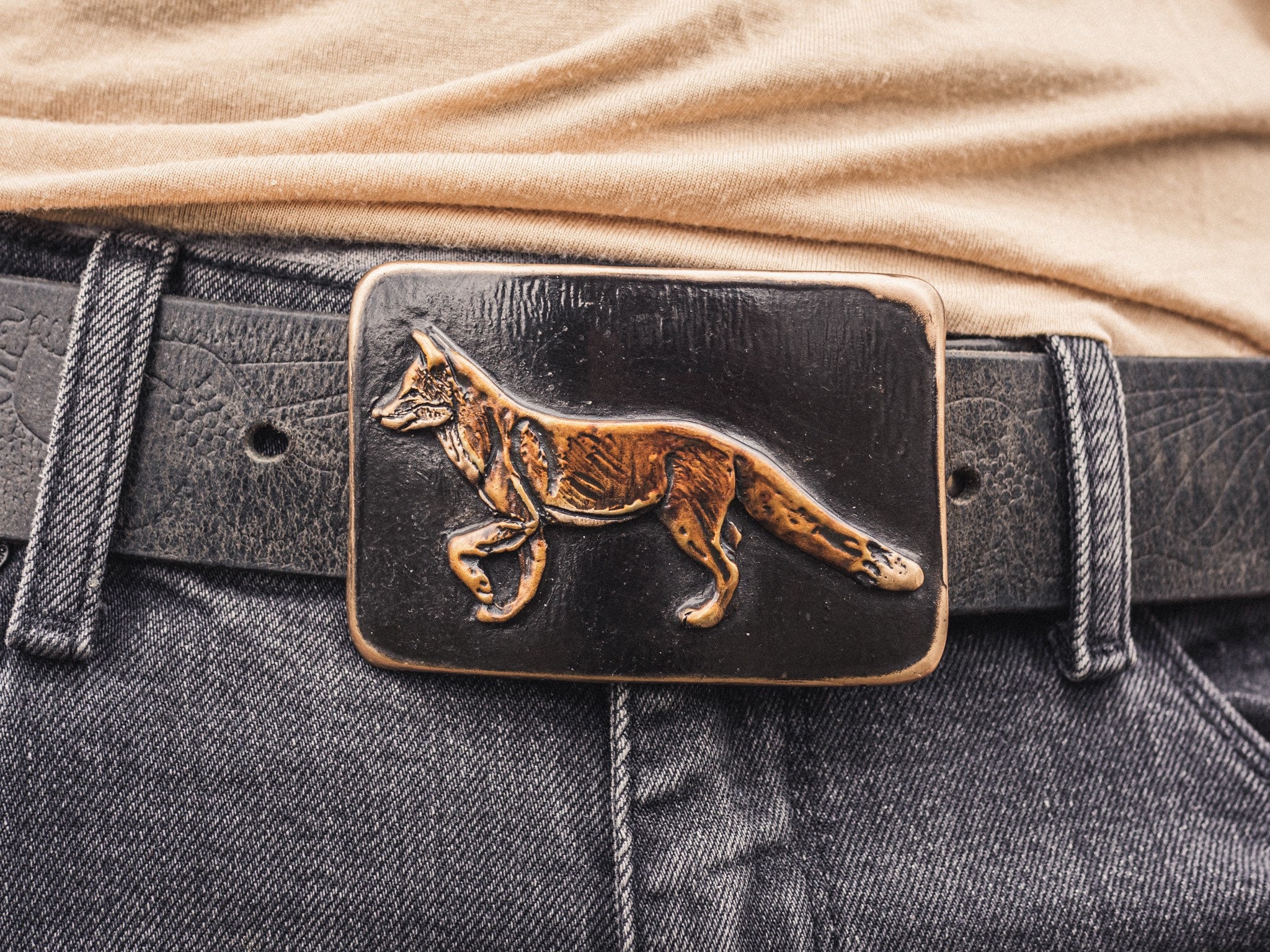 Fox Belt in Denim Fox Belt in Denim