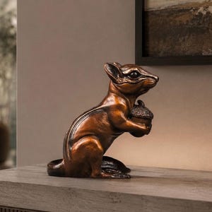 Little Forager - Limited Edition Bronze Chipmunk Sculpture