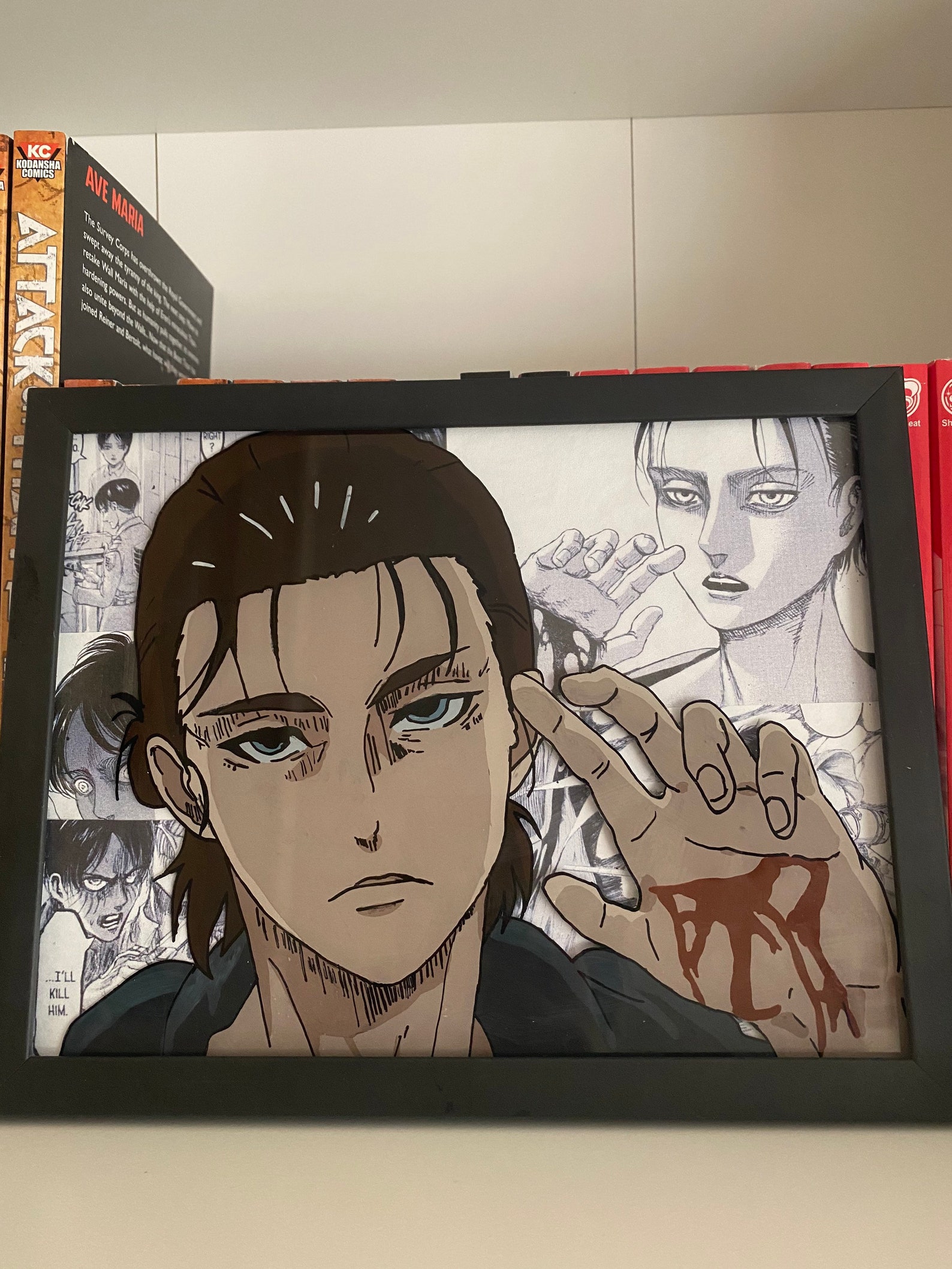 eren yeager painting