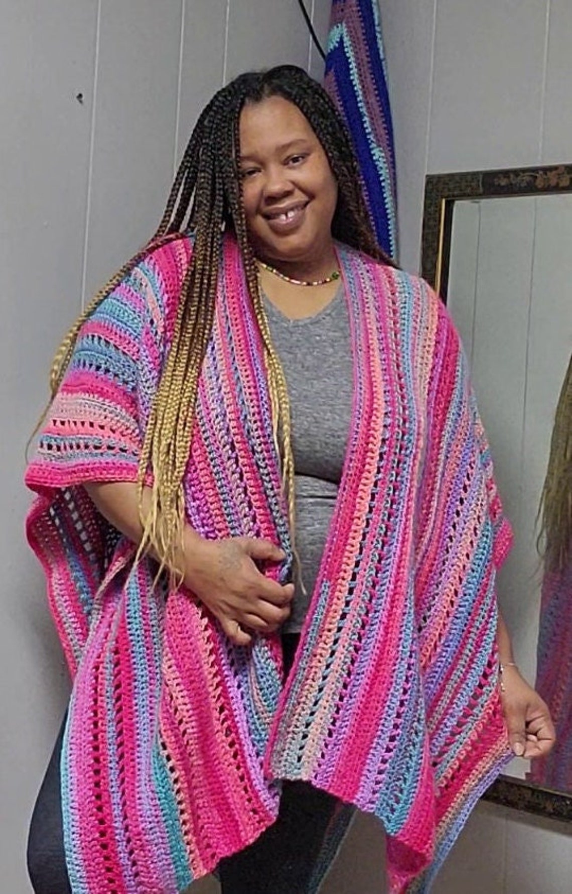 Breezy Ruana Pattern - Etsy