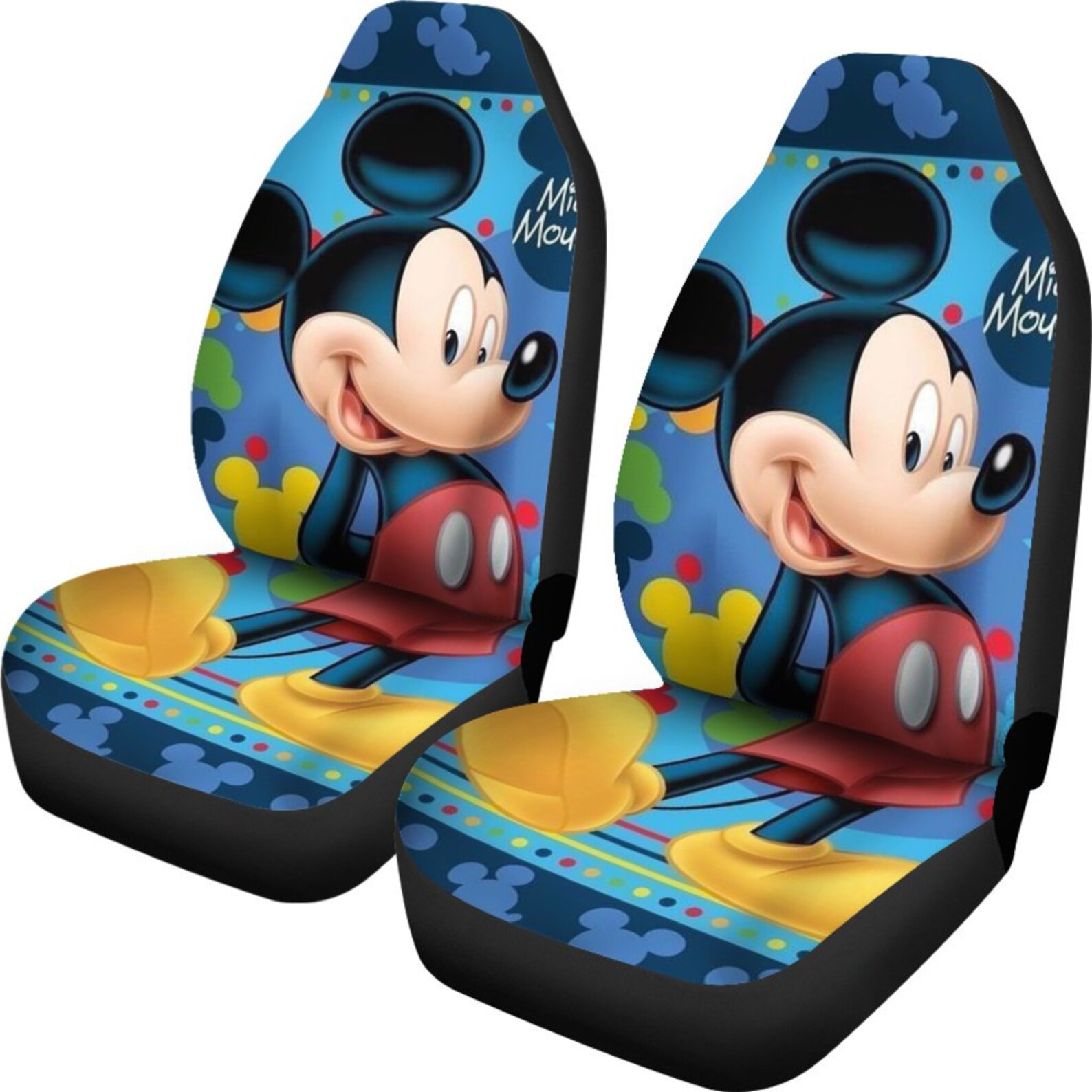 Mickey Mouse Car Seat Cover Studio Ghibli Car Seat Covers Etsy