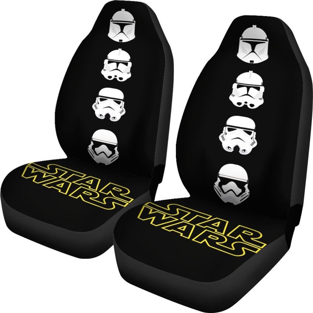 Stormstrooper Head Star Wars Car Seat Covers Car Seat Covers Etsy