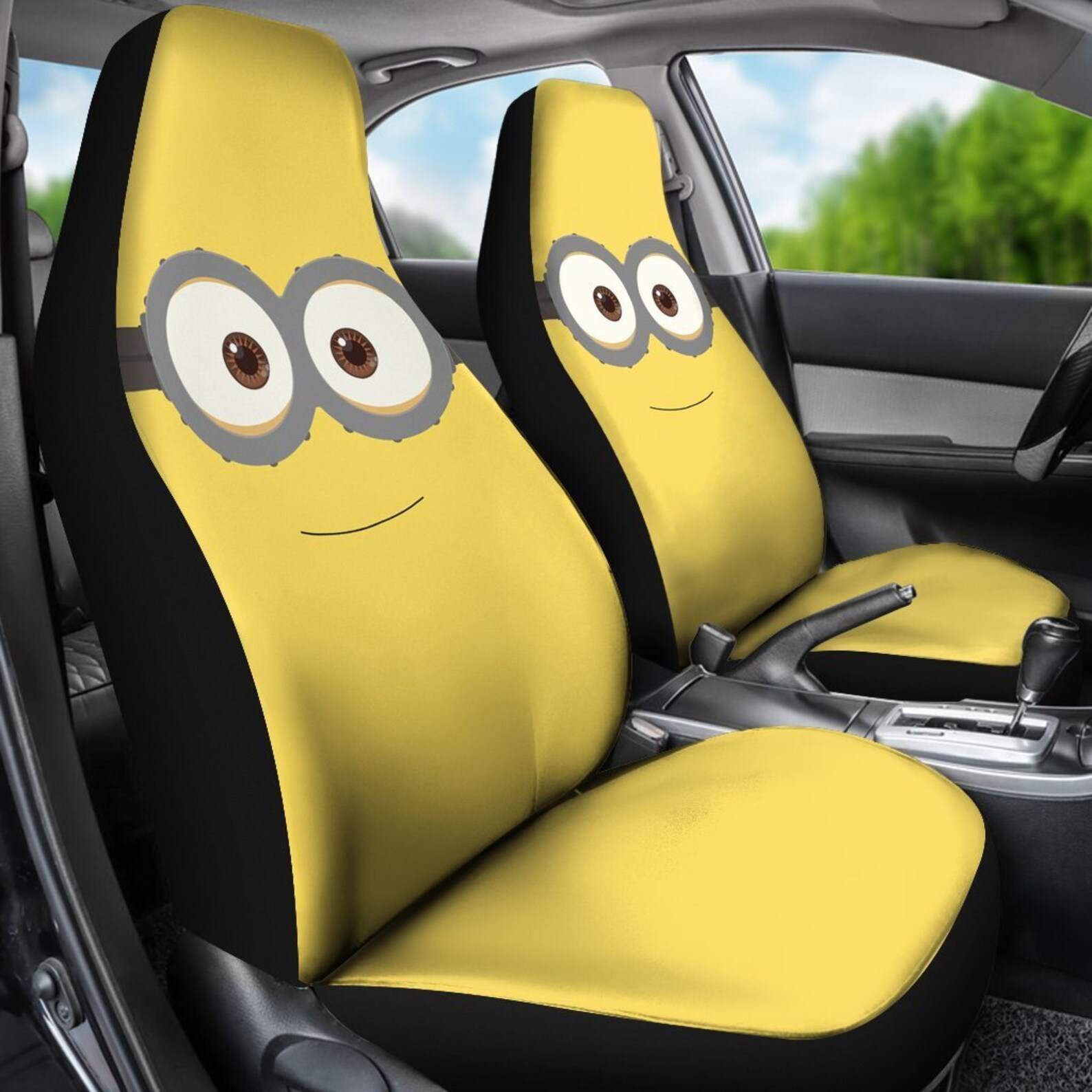 Minions Despicable Me Car Seat Covers Studio Ghibli Car Seat Etsy