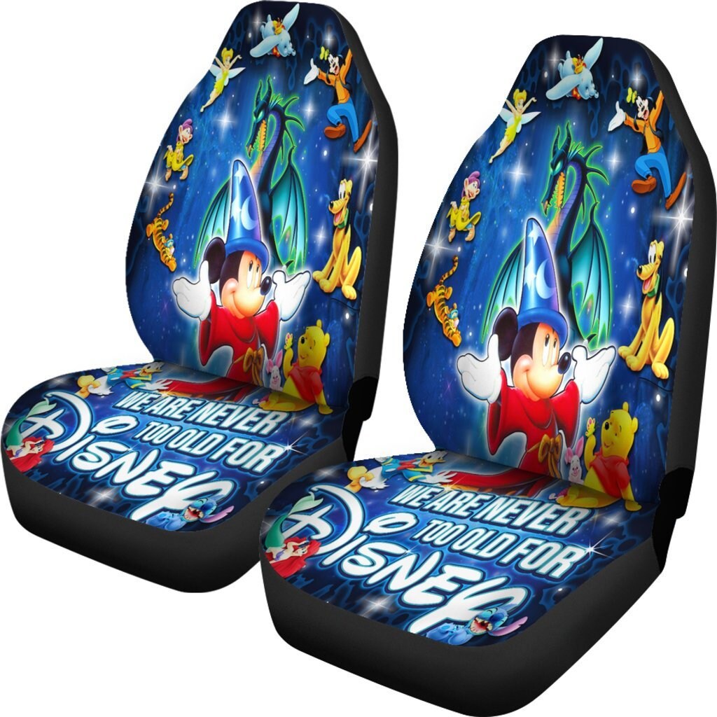 Fantasia Mickey Disney Car Seat Covers Cartoon Personalized Etsy
