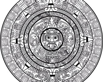 Free Free 298 Aztec Calendar Svg Free SVG PNG EPS DXF File