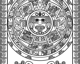 Free Free 298 Aztec Calendar Svg Free SVG PNG EPS DXF File