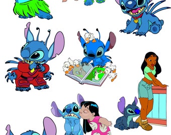 Lilo Stitch Vector Etsy