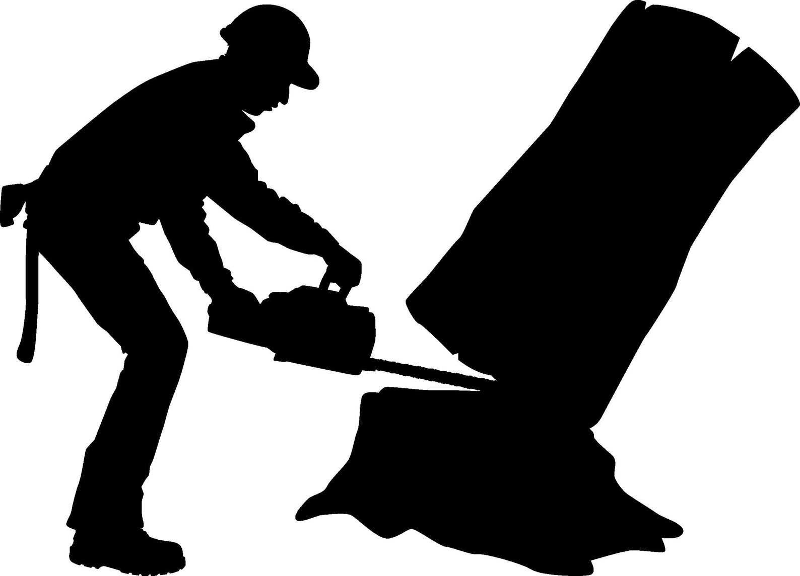 Lumberjack Silhouettelumberjack Svgaxe Svgchainsaw Svgsaw Etsy