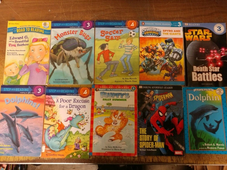 Lot Of 10 Level 3 4 5RlReady To-I Can Read-Step Into Reading-Learn to Read Picture Books Mix CLASSROOM TEACHER Reading Material image 7