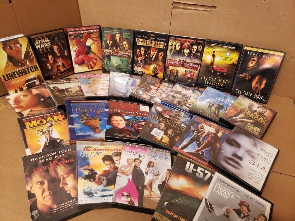 Large Lot Of Adult Dvds Some With Cases, Some With Sleeves