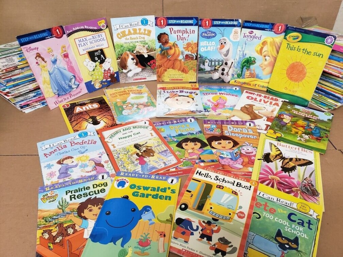 Lot of 10 Level 1 Books for Girlrlready To-i Can Step Into | Etsy