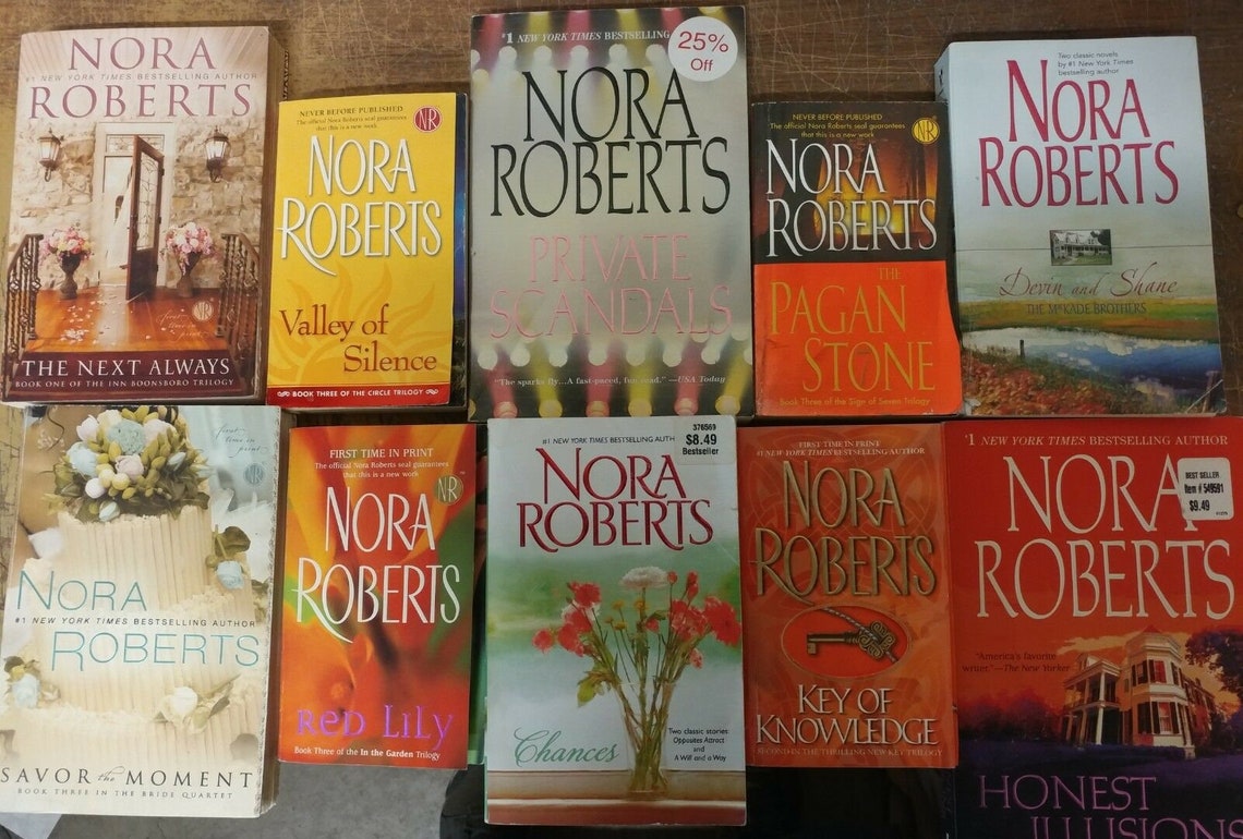 Lot of 10 Nora Roberts Romance Set Paperback random Books | Etsy