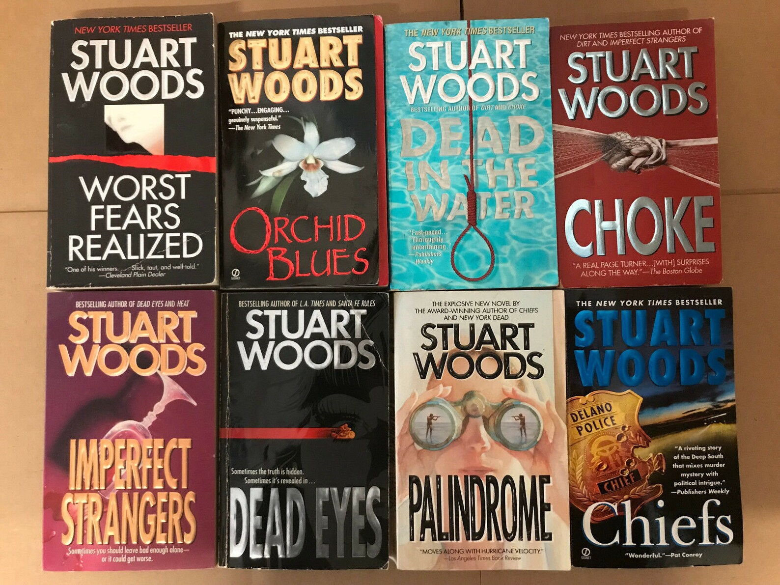 Lot of 10 Stuart Woods Book Detective Stone Barrington Etsy