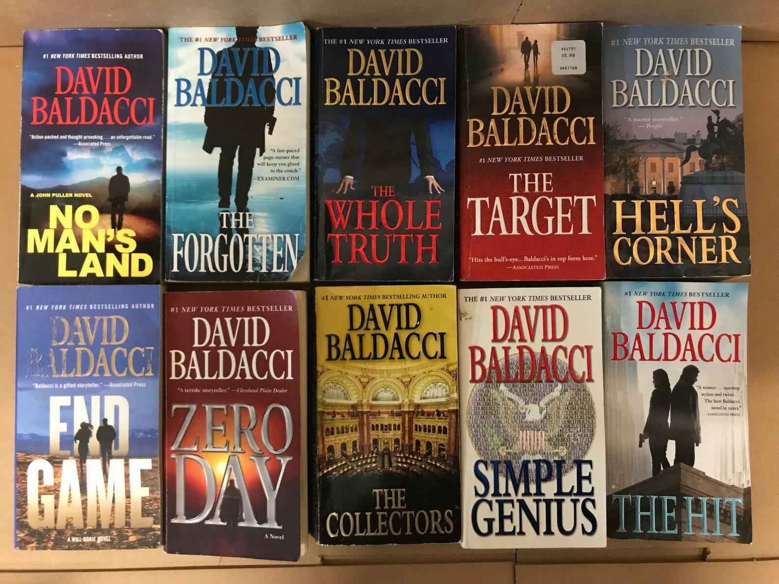 David Baldacci Will Robie Series In Order www.etsy.com