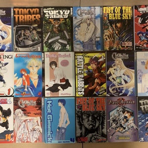 Lot of 10 Anime Graphic Novels Movie English Japanese Manga - Etsy